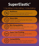SuperElastic 3D Printer Resin, Softness 60A Simulating Soft Silicone, Made in Korea by 3DMaterials