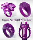 SuperCast 8K 3D Printer Resin Wax Filled for Ultrafine Filigree, Jewelry, and Metal Casting, Made in Korea by 3DMaterials