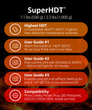 SuperHDT 3D Printer Resin, Highest Heat Deflection Temperature 464°F (240°C), Made in Korea by 3DMaterials