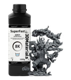 8K 22um Resolution SuperFast Water Washable Resin, 0.5 Sec. (50um), Made in Korea