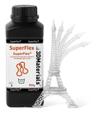 SuperFlex 3D Printer Resin, Softness 80A Simulating Flexible Rubber, Made in Korea by 3DMaterials