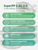 SuperPP 0.9GPa UL94 V-0, Toughest 3D Printer Resin for Flame-Retardant Engineering Parts, Made in Korea