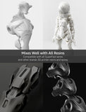 SuperColor 10x Concentrated Pigments for Deep Black and Solid White Colors, Made in Korea by 3DMaterials