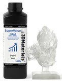 SuperValue 3D Printer Resin for Ultra Low Cost Printing, Made in Korea by 3DMaterials (1000g, Clear)